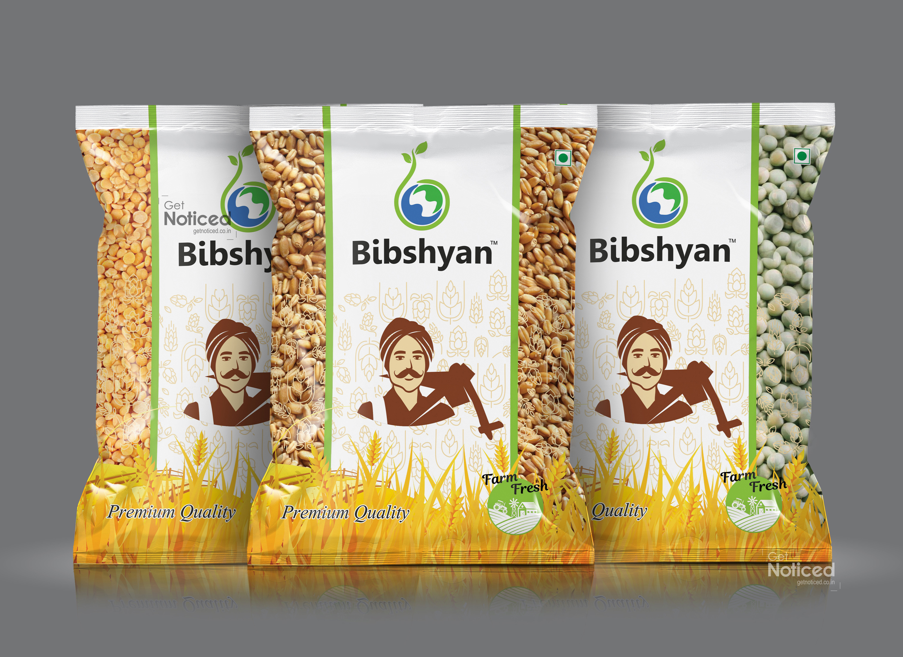 Bibshyan Grocery Packaging Design