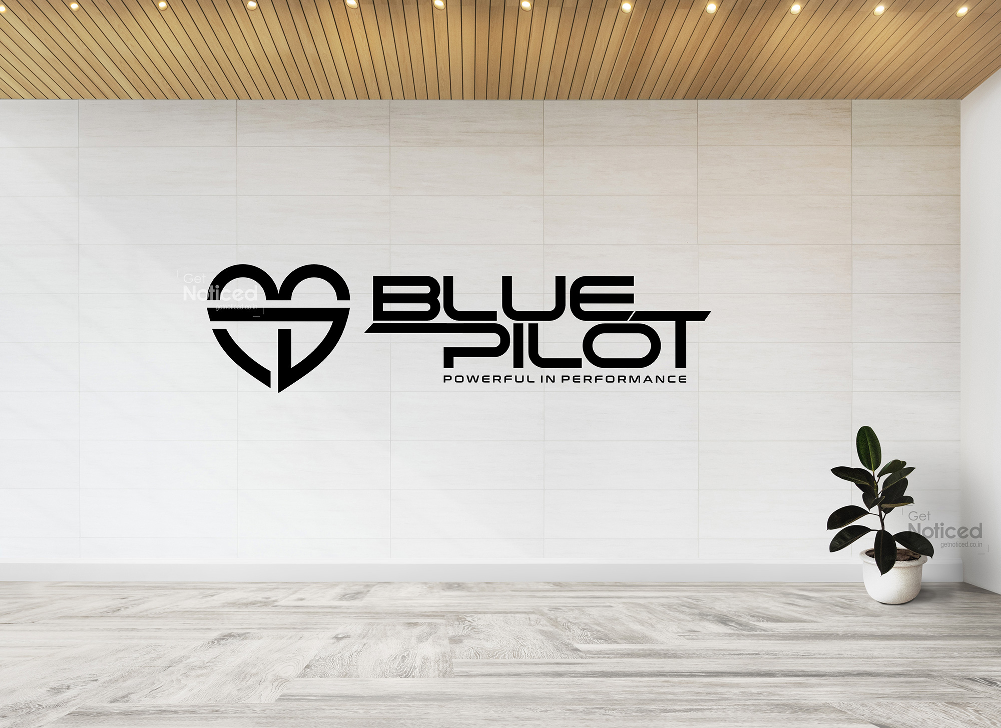 Blue Pilot Logo Design