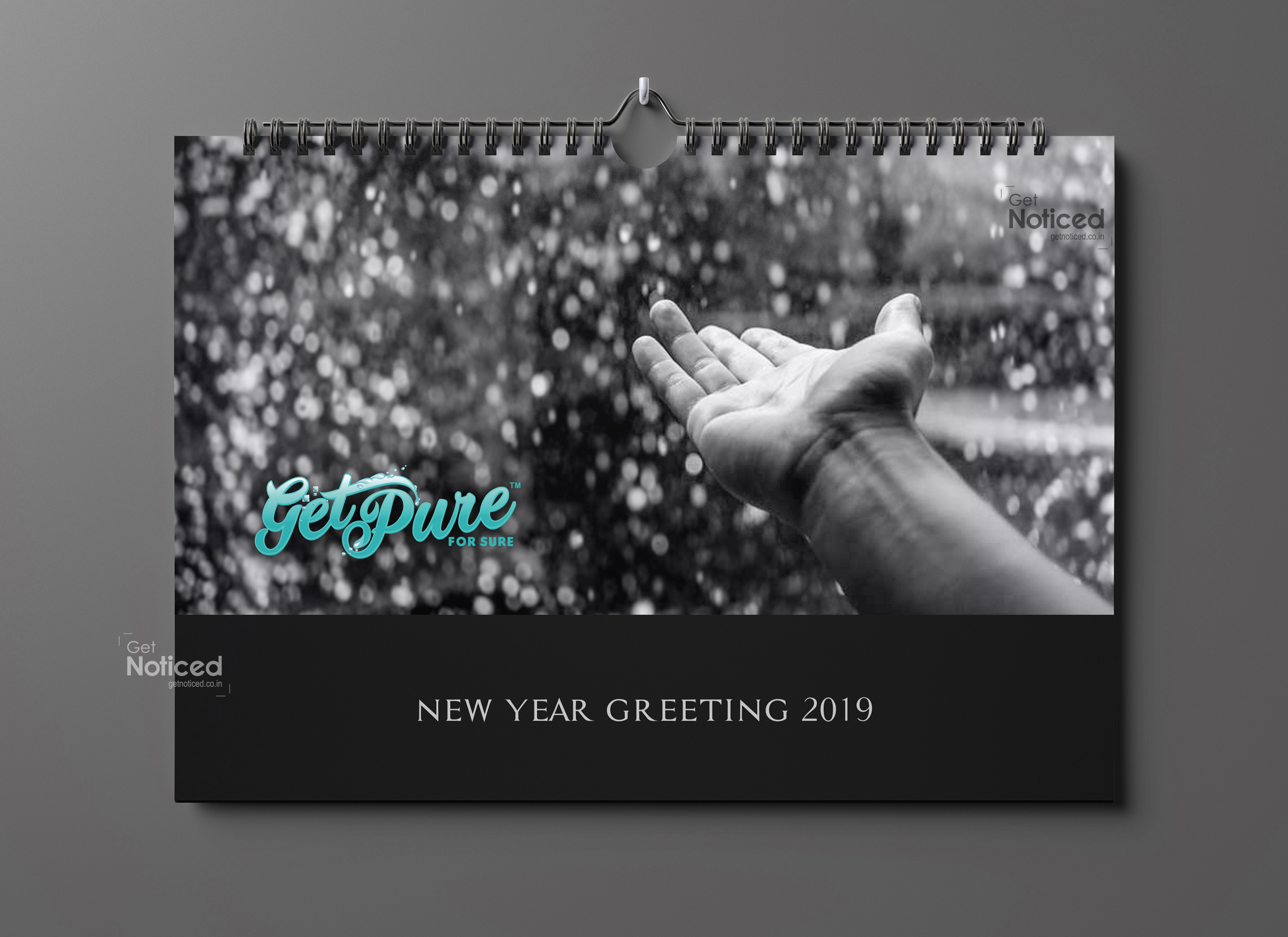 Get Pure calendar design 2019