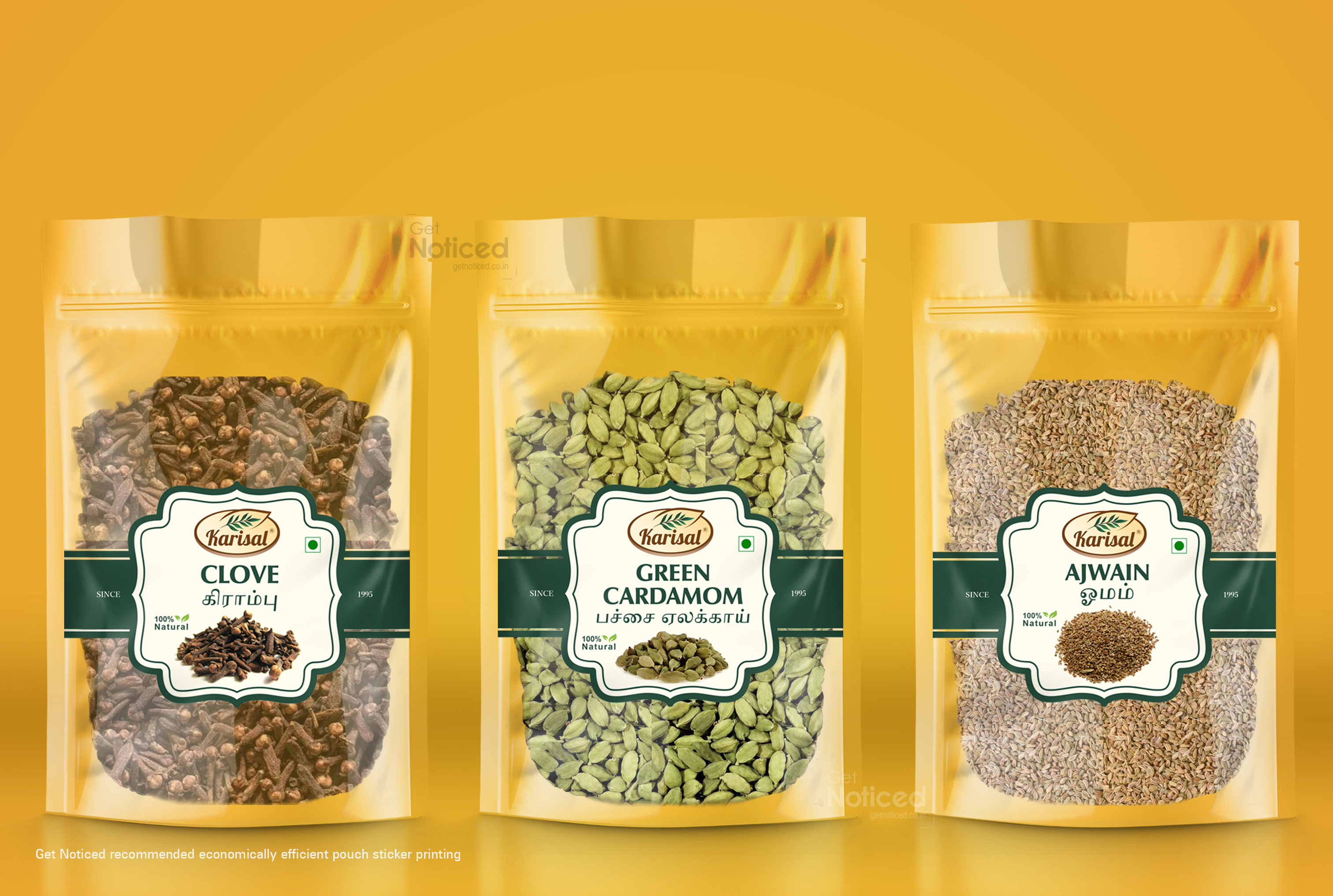 Karisal Spices Packaging Design