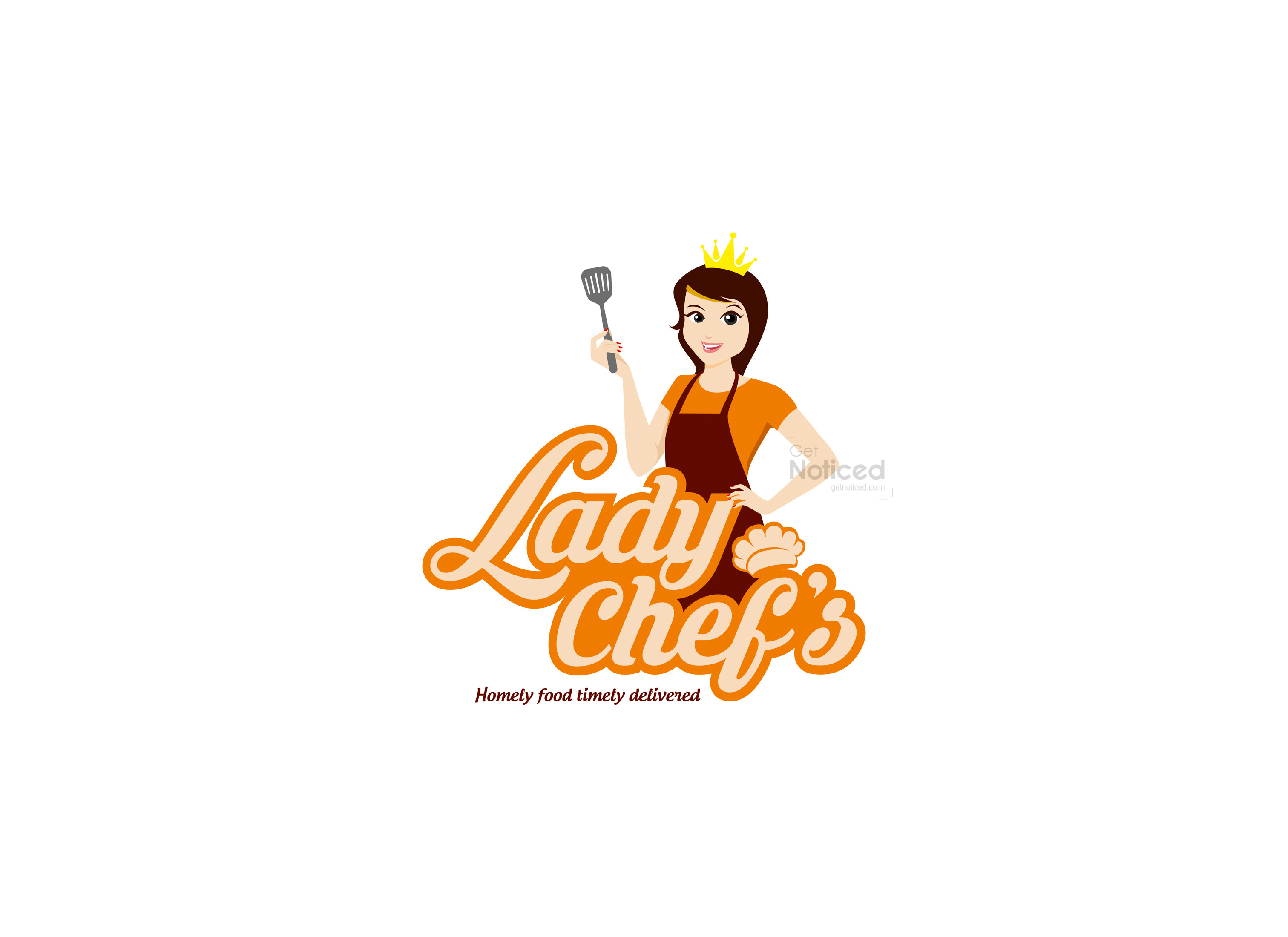 Lady Chef Logo Design