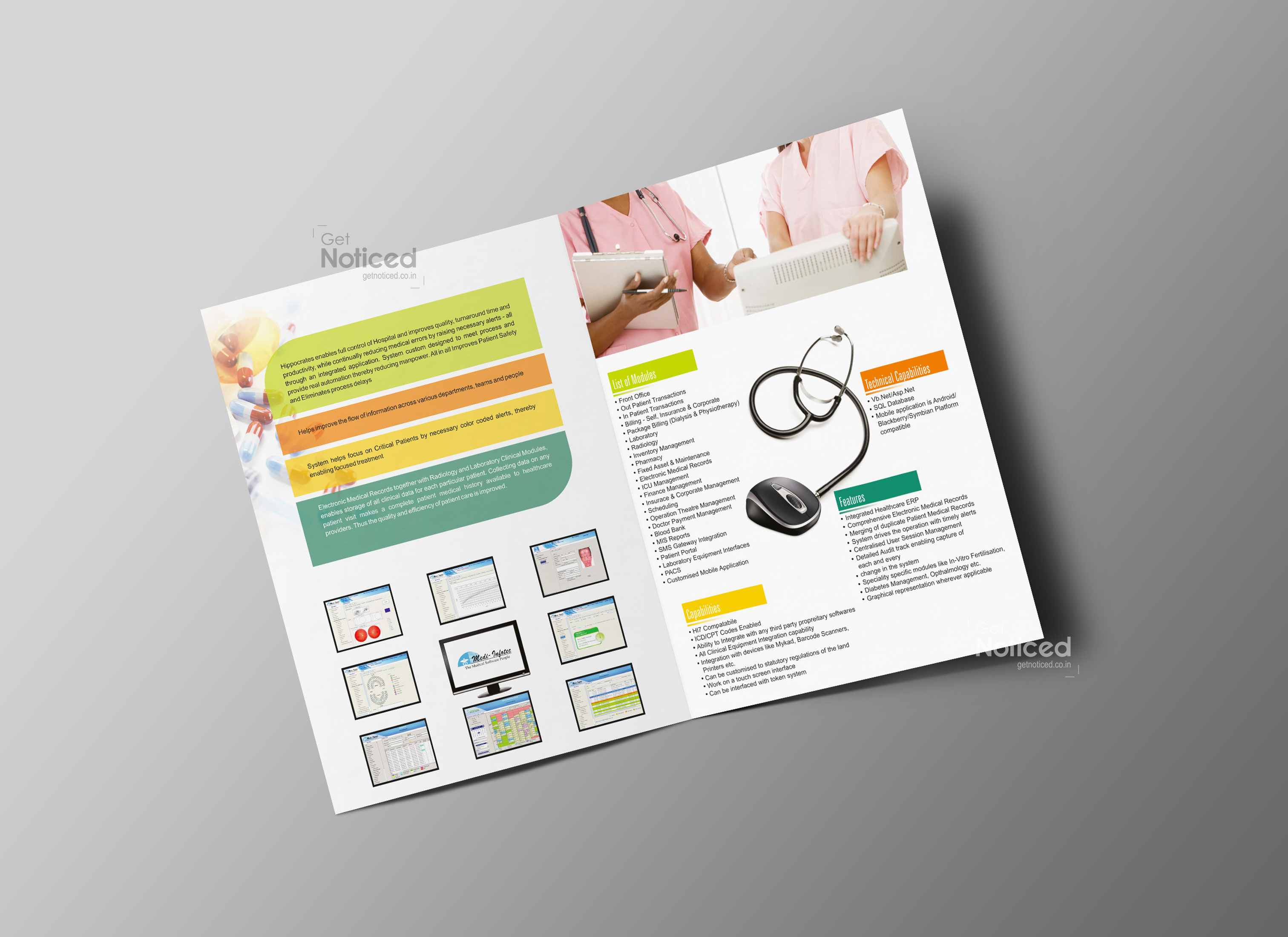 Medicinfo Corporate Brochure Design