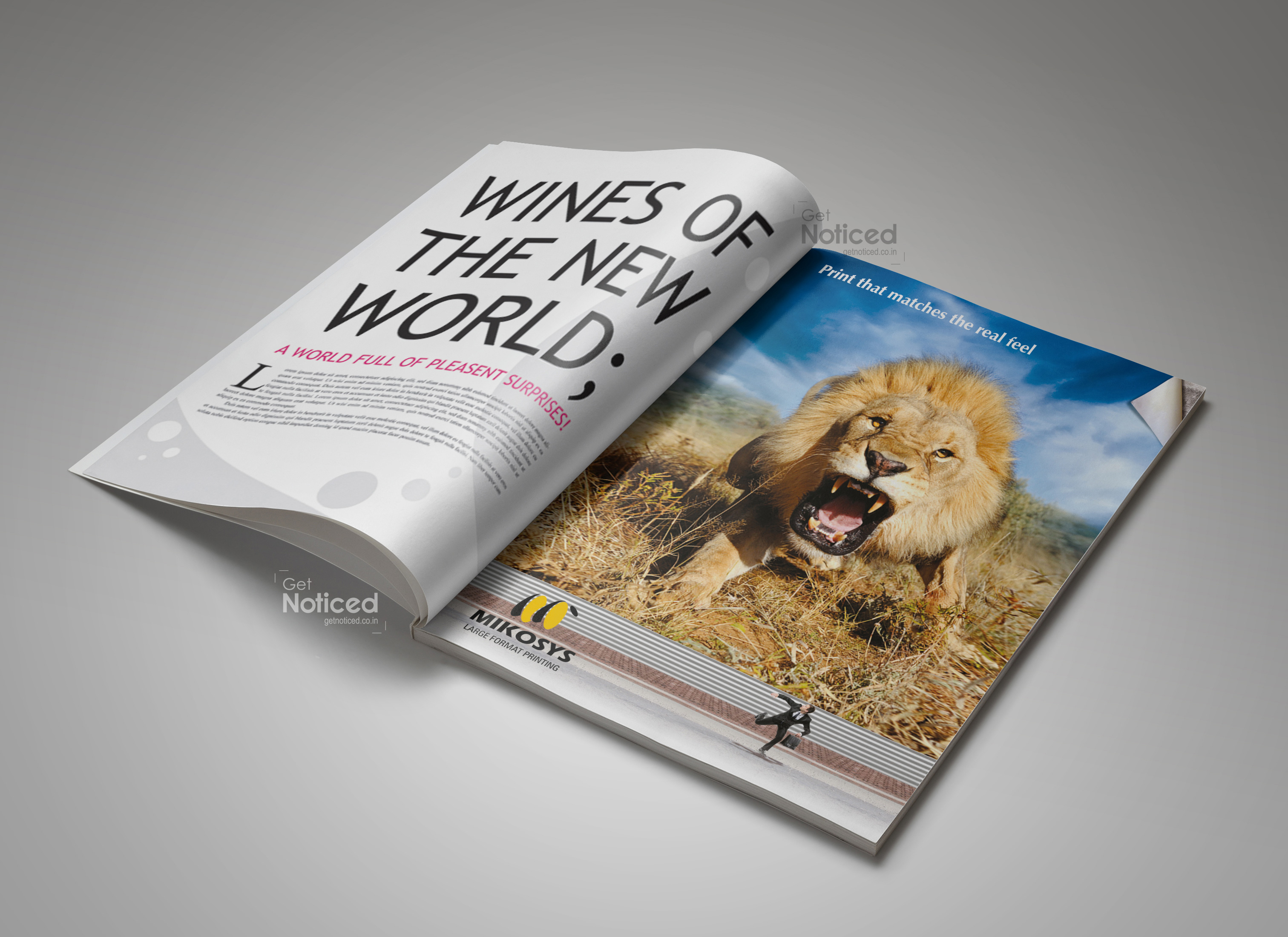 Mikosys Magazine Ad Design