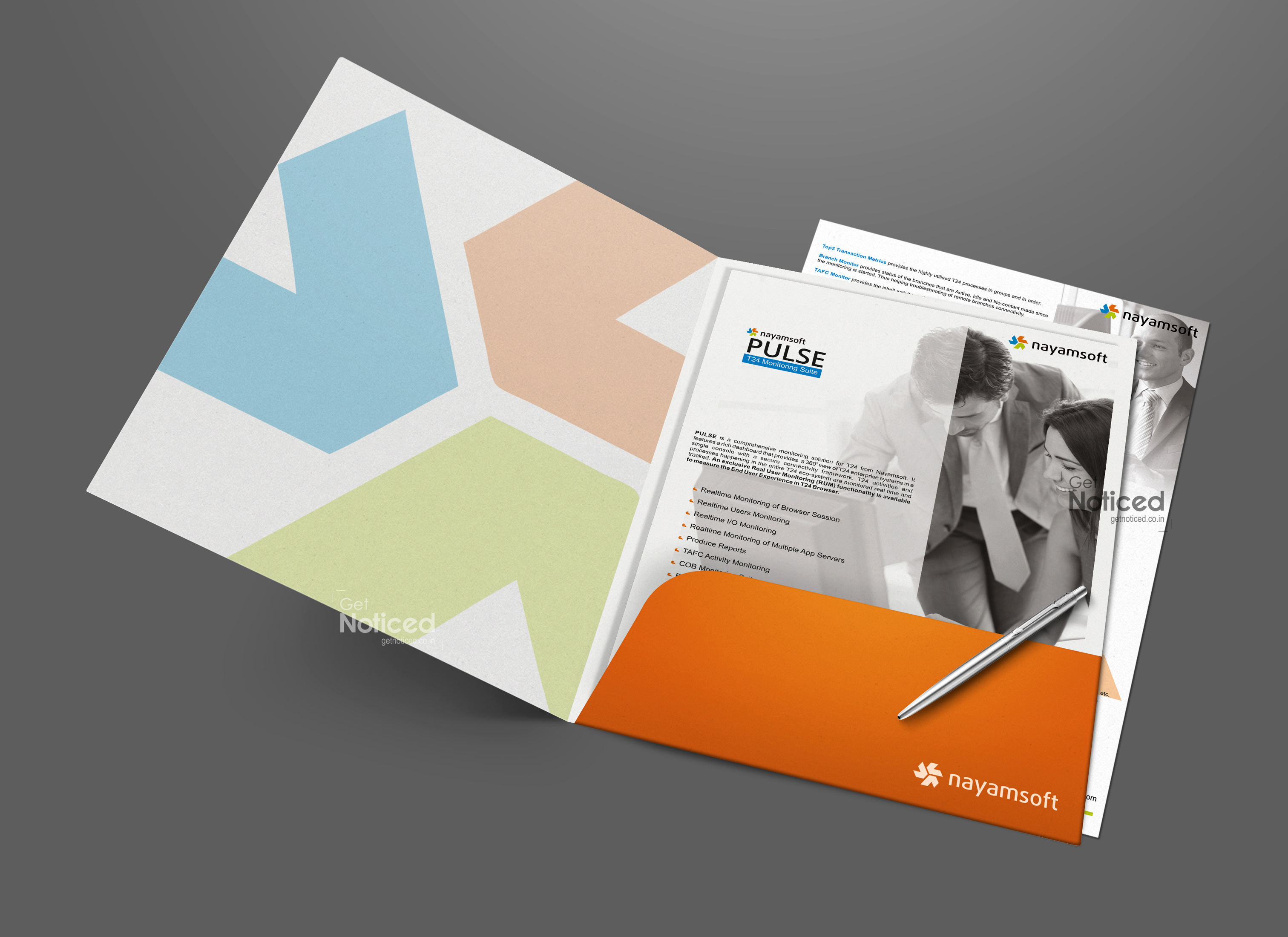 Nayamsoft Corporate Brochure Design