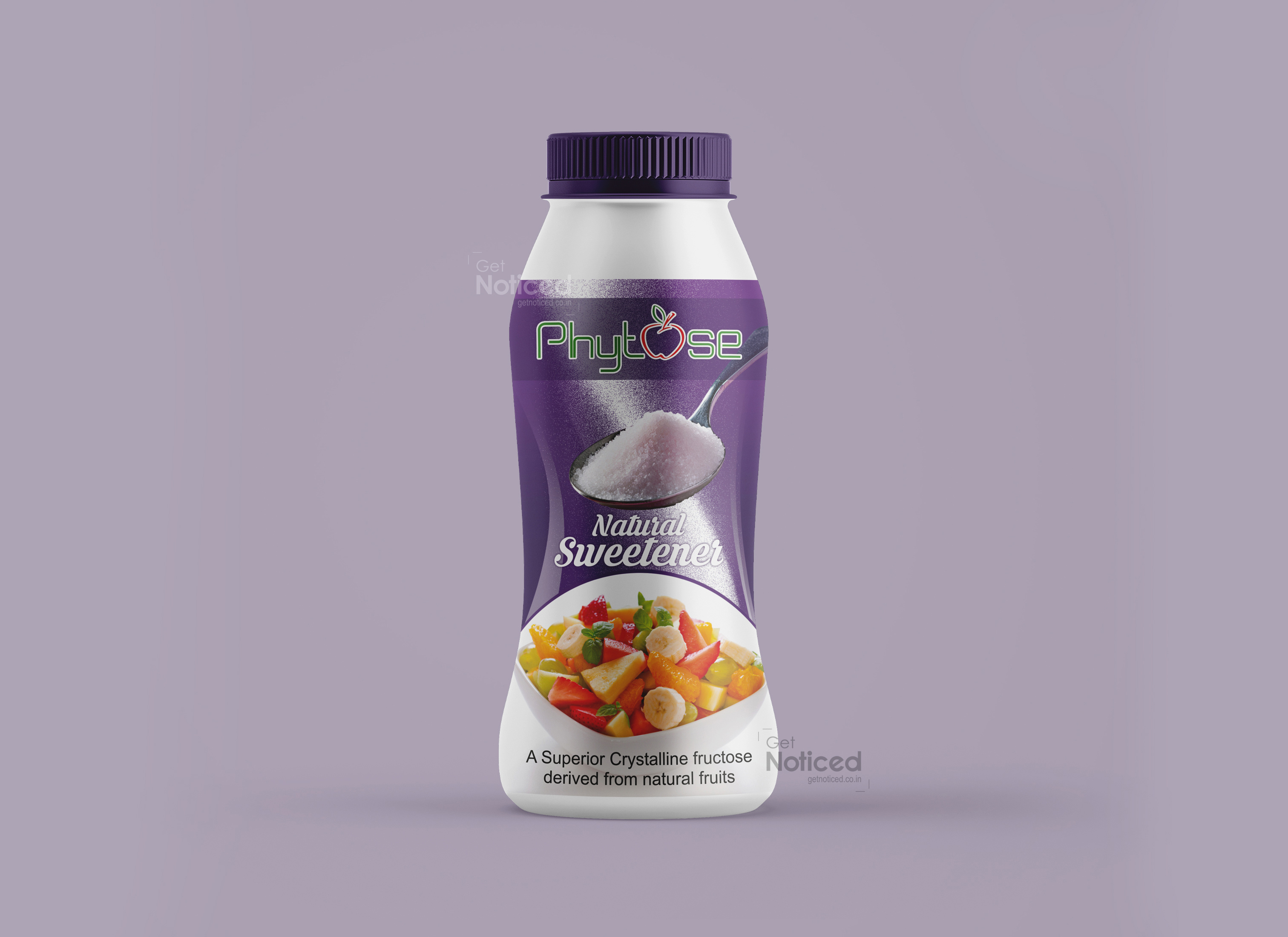Phytose Sugar Free Bottle Label Design