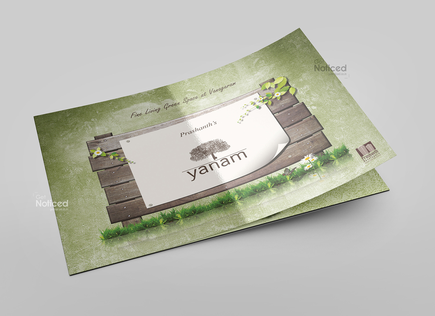 Prashanth Developers yannam Project Brochure Design