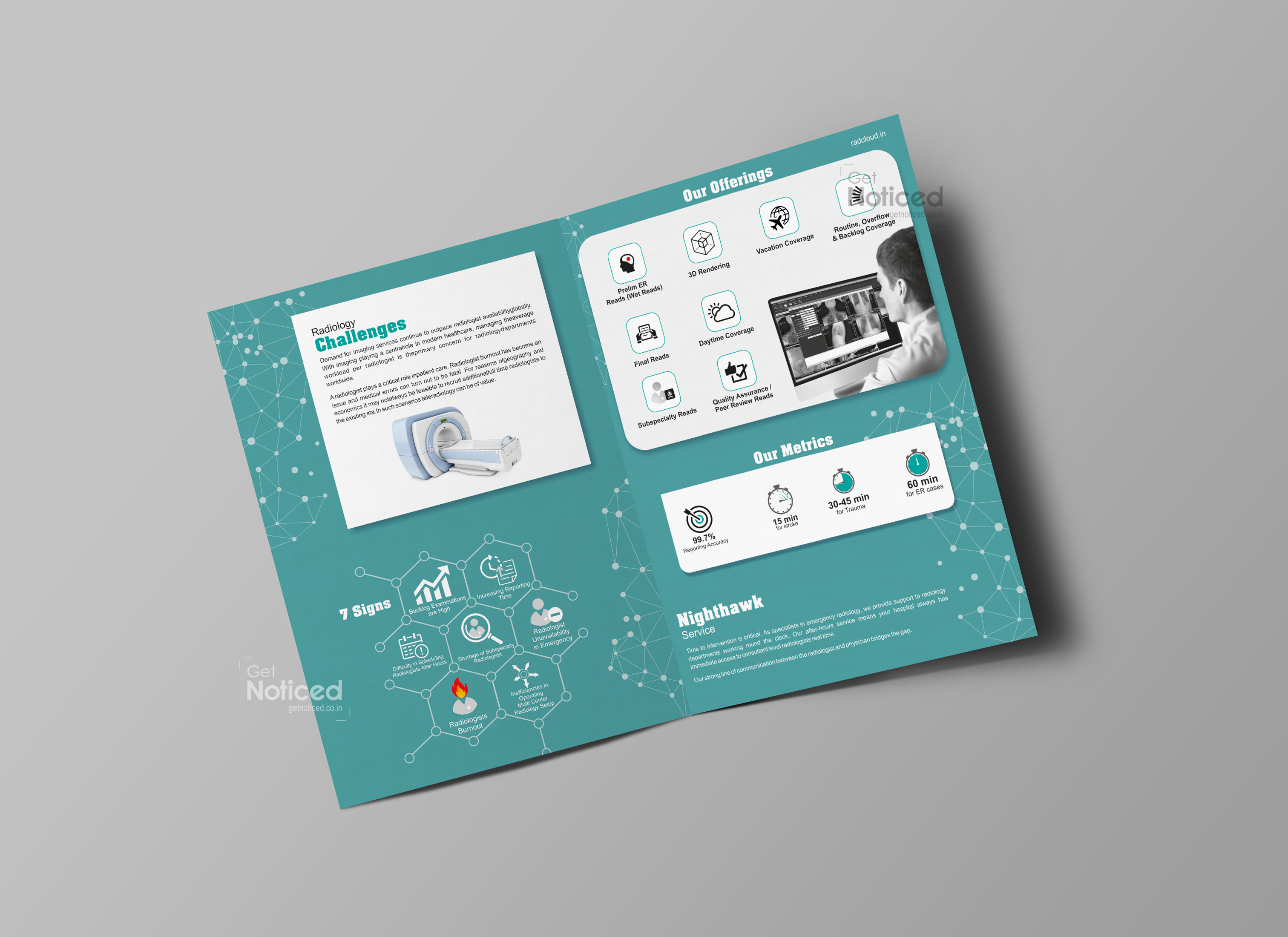 Radcloud Corporate Profile Brochure Design