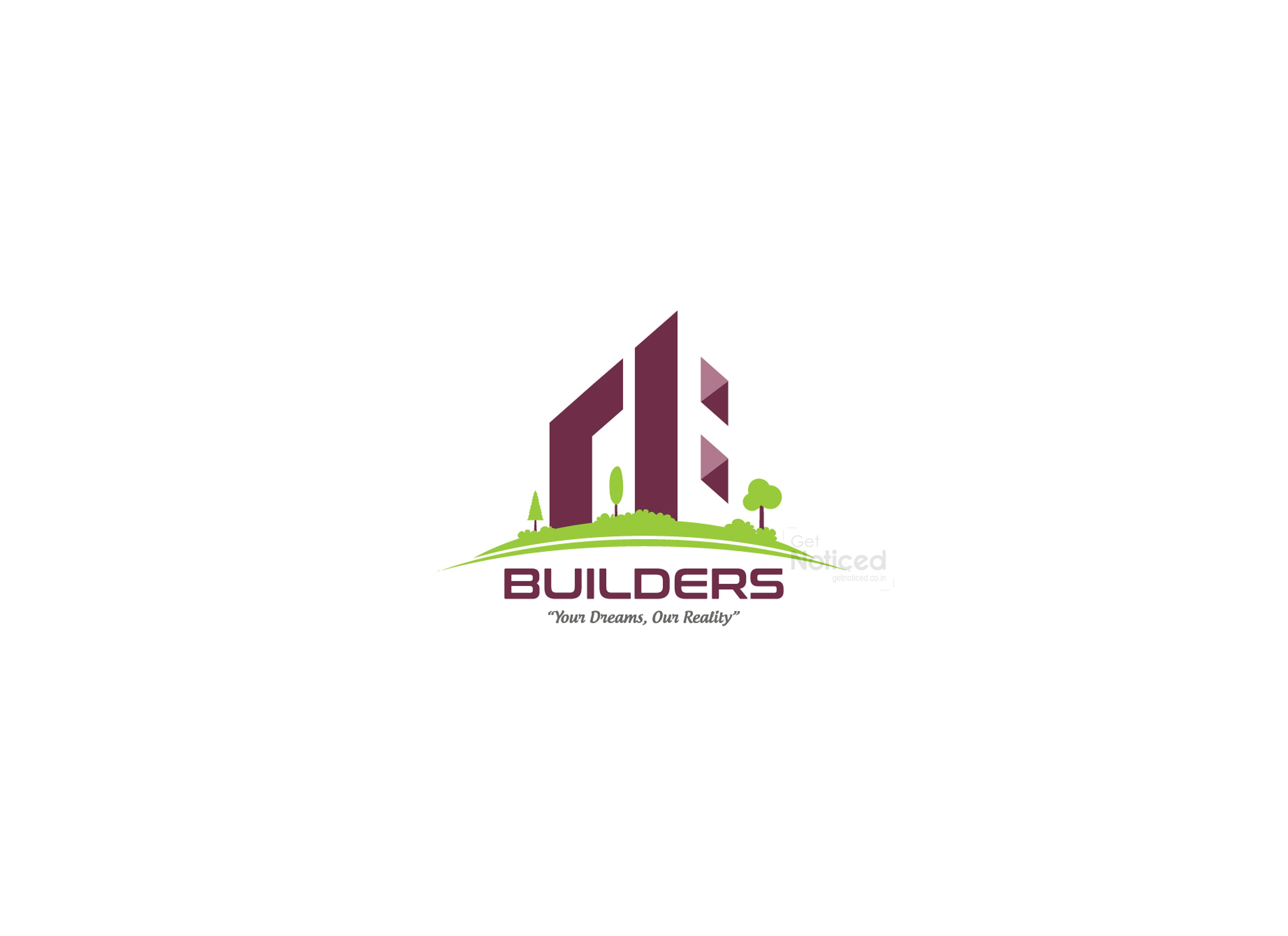 Rb Builders Logo Design