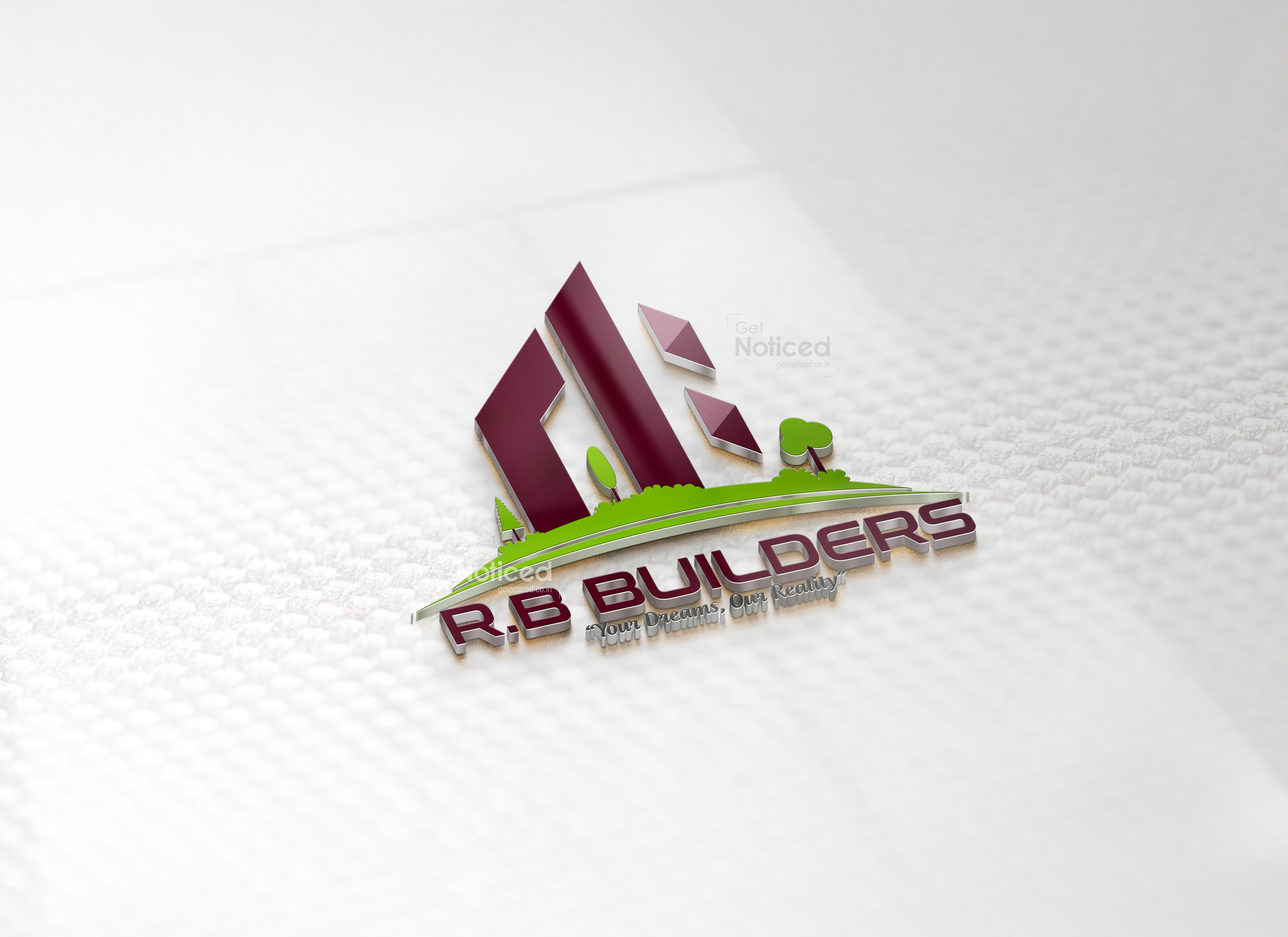 Rb Builders Logo Design