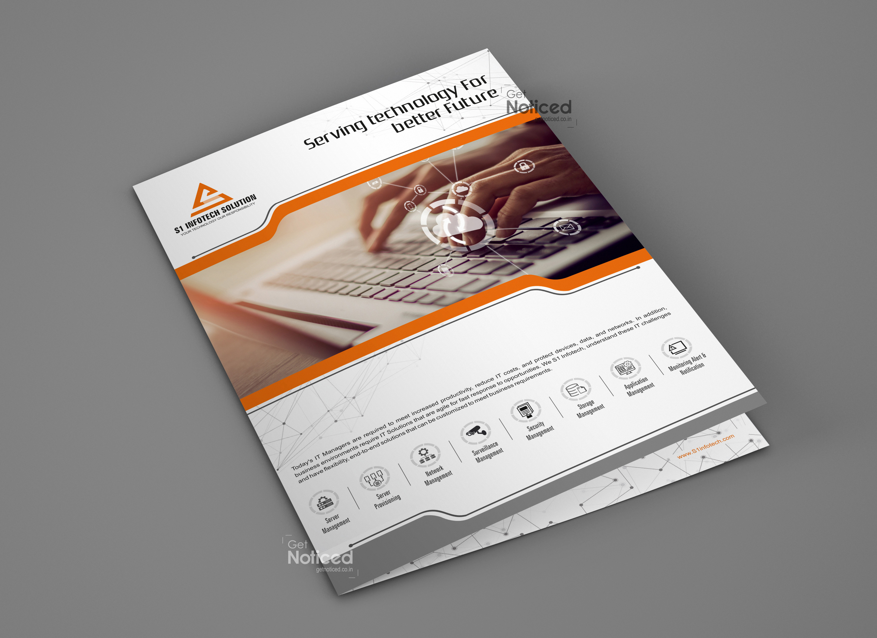 S1 Infotech Solutions Corporate Brochure Design