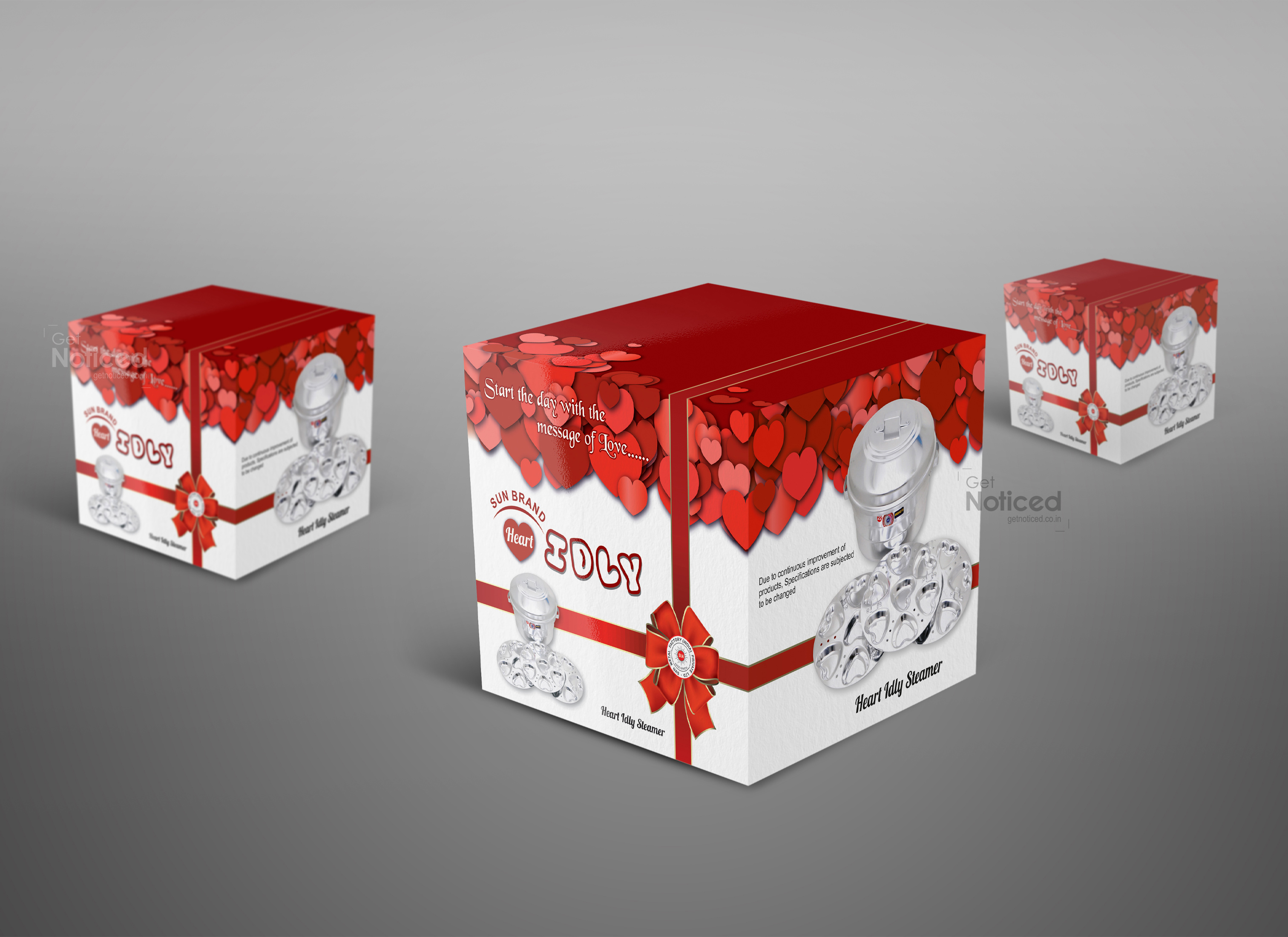 Sun Brand Idli Cooker Packaging Design