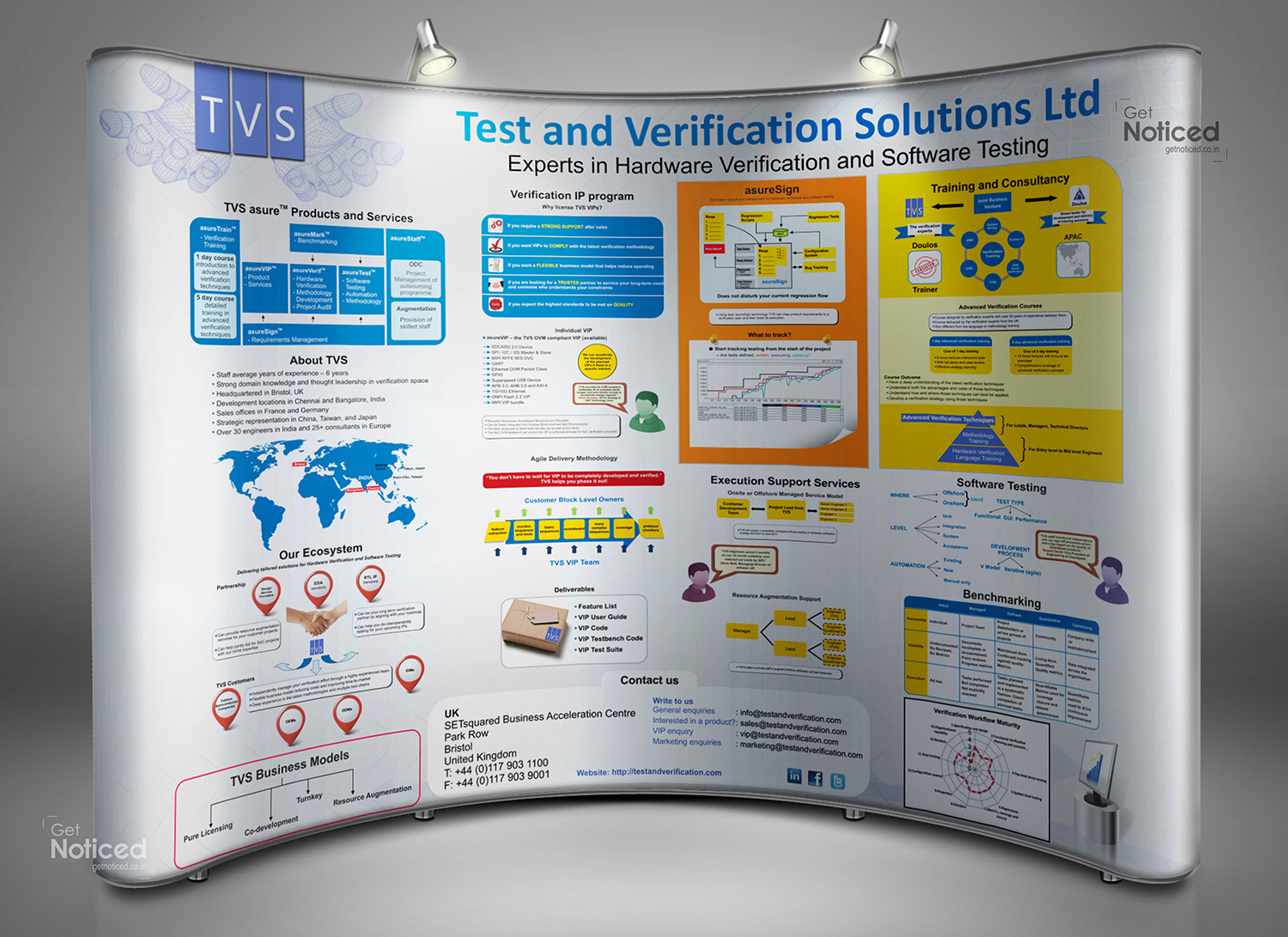 test & verification solutions exibition stall design