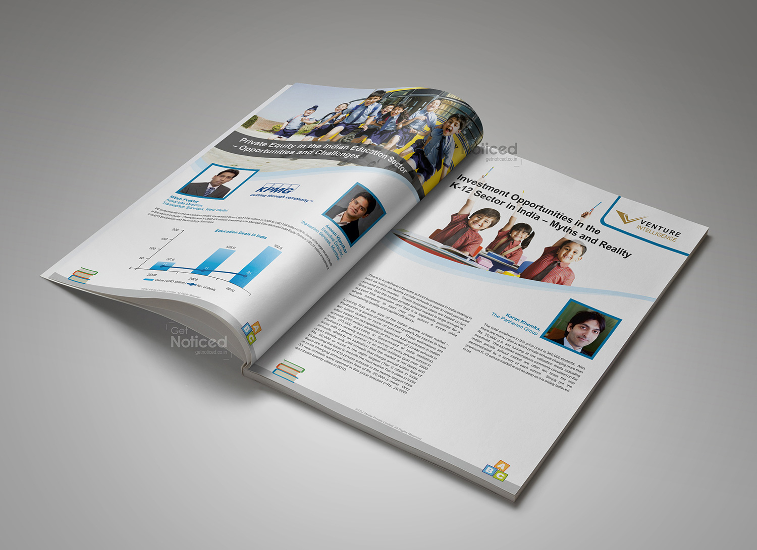 Venture Intelligence Education Annual Report Design