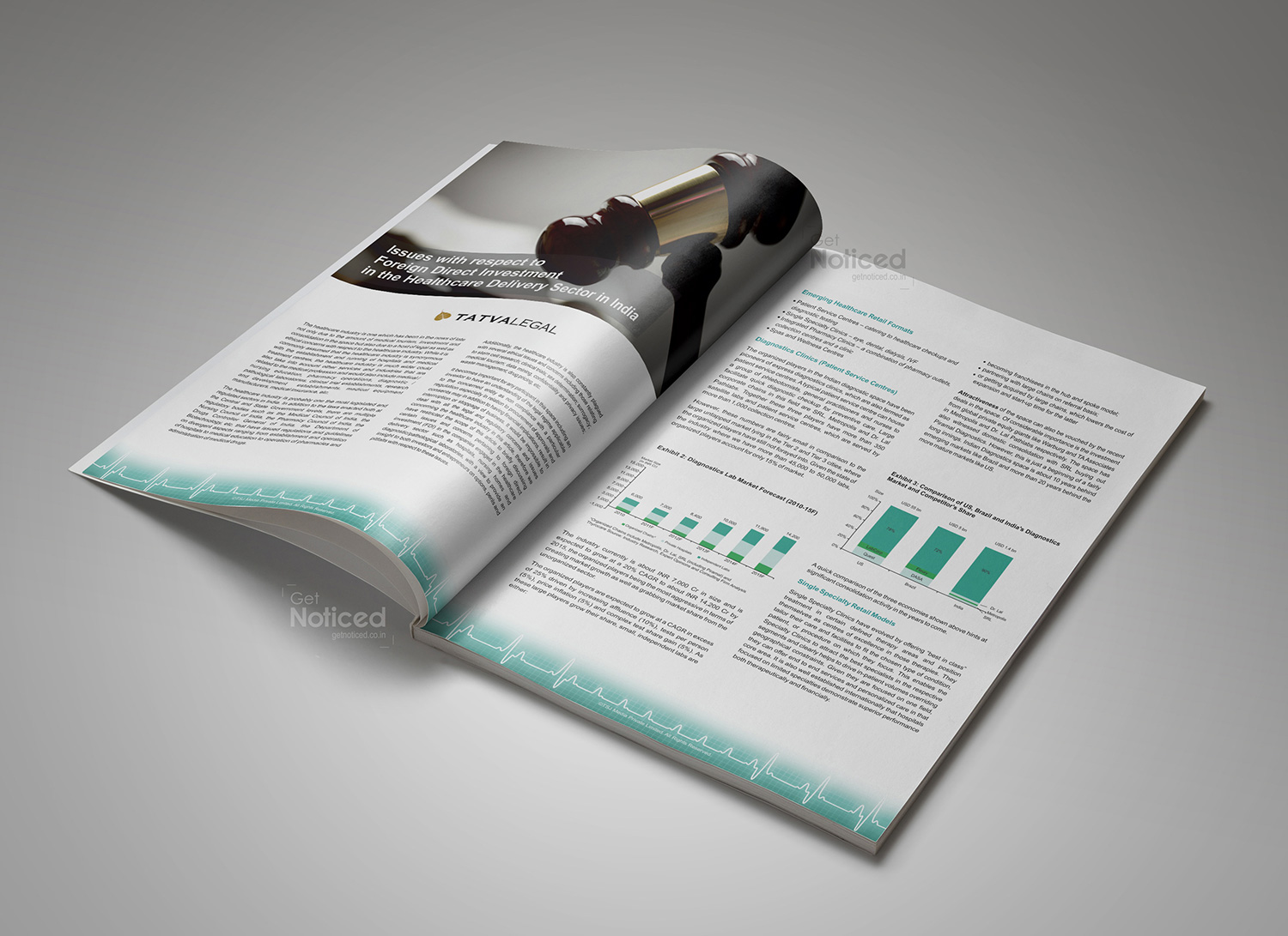 Venture Intelligence health care Annual Report Design