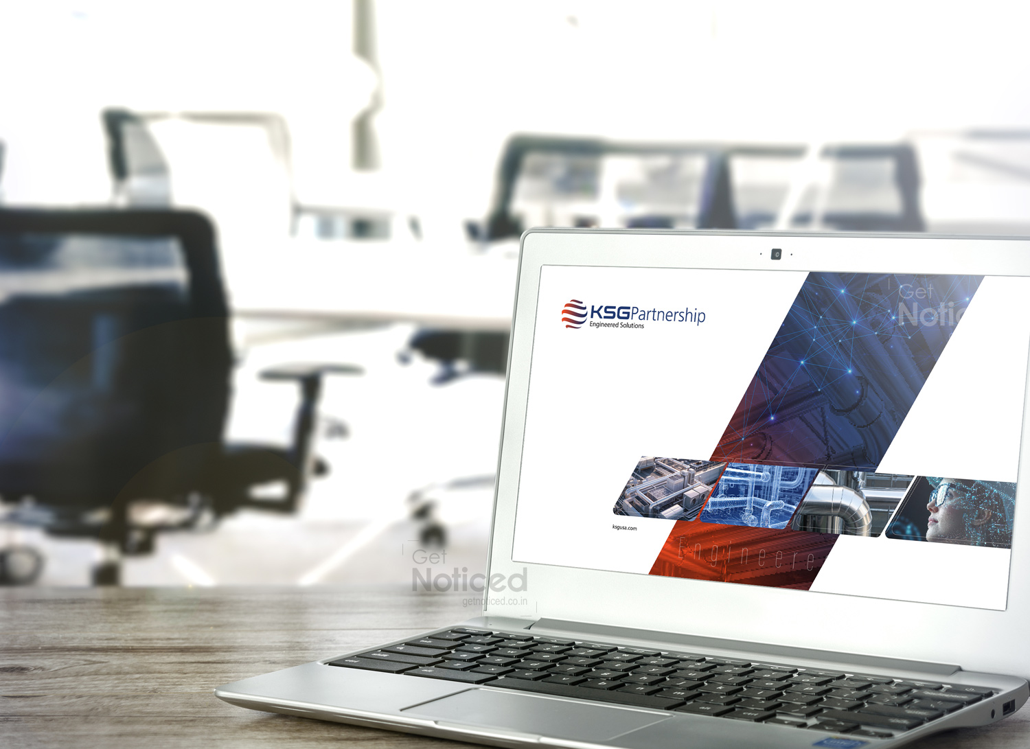 Business presentation and PPT slide design for KSG Partnership USA LLC