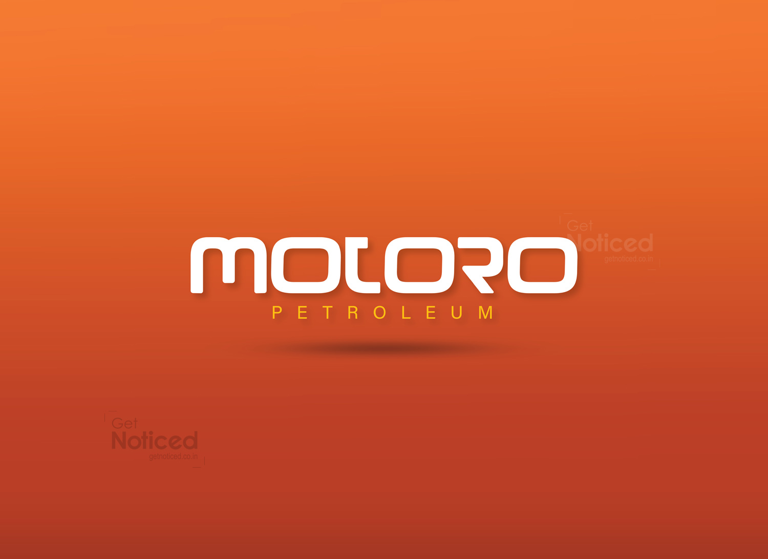 Logo design for Motoro Petroleum featuring bold industrial style and energy-themed concept