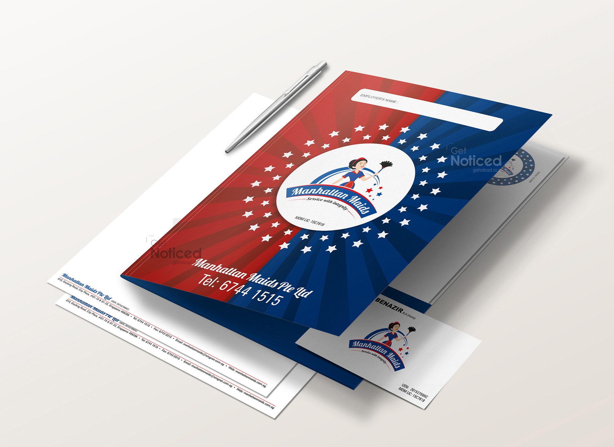 Manhattan Maid Corporate Identity Design