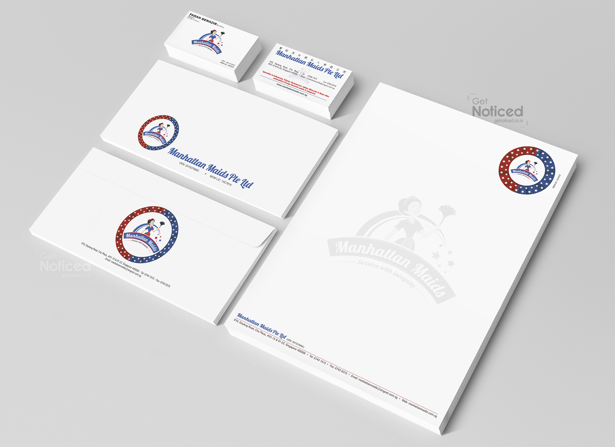 Manhattan Maid Corporate Identity Design