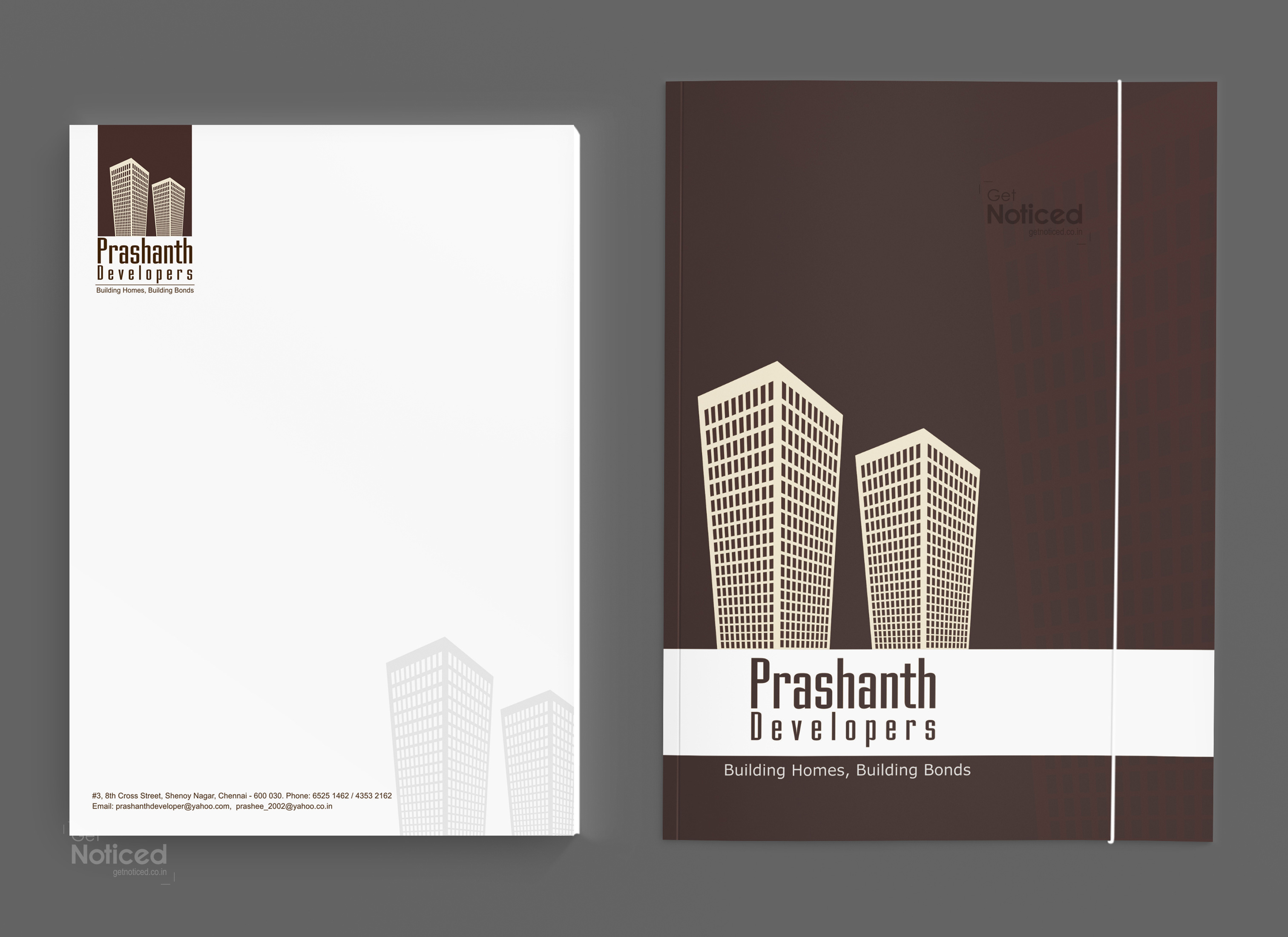 Prashanth Developers Corporate Identity Design