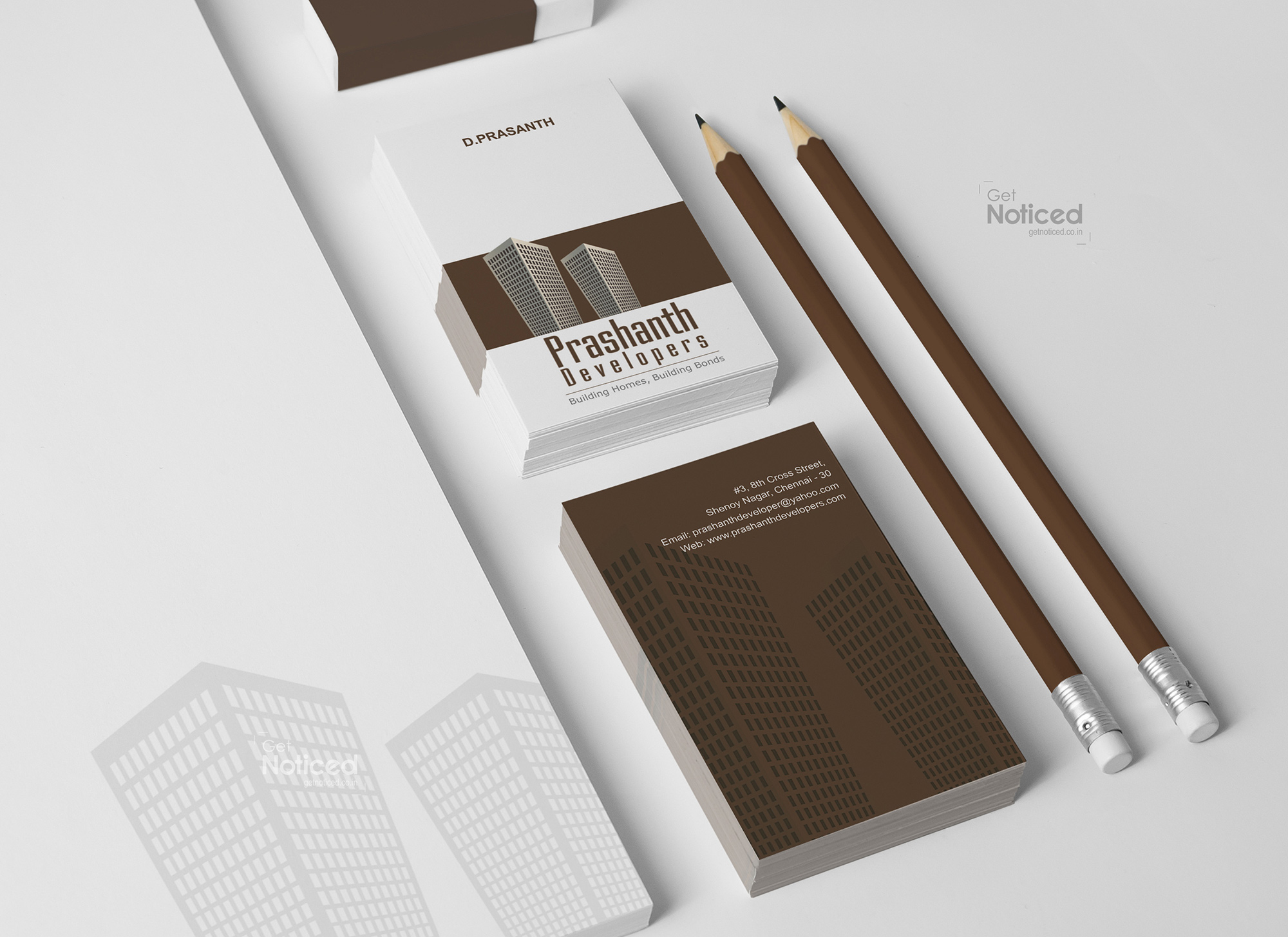 Prashanth Developers Corporate Identity Design
