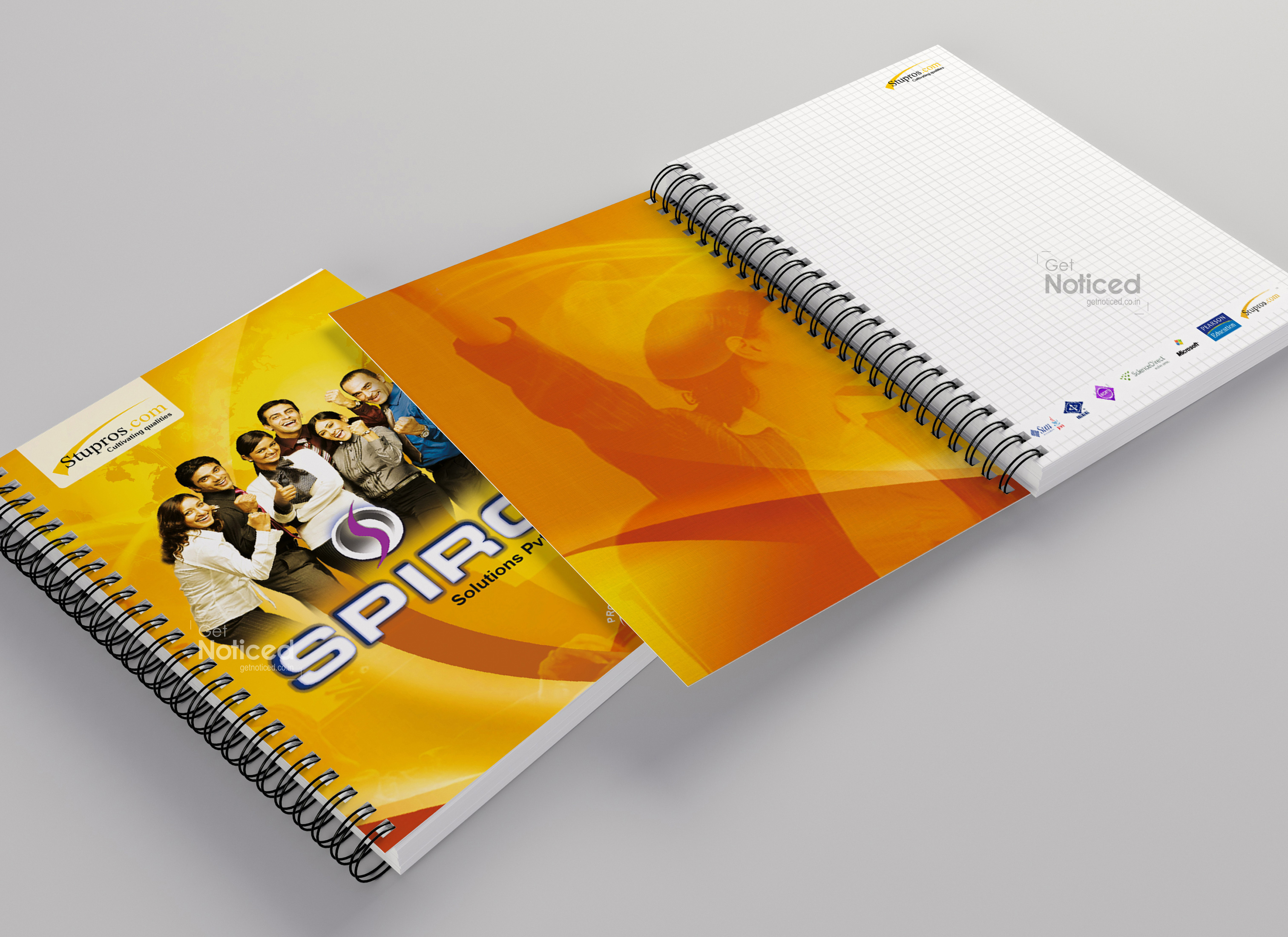Spiro Note Book Design | Getnoticed.co.in