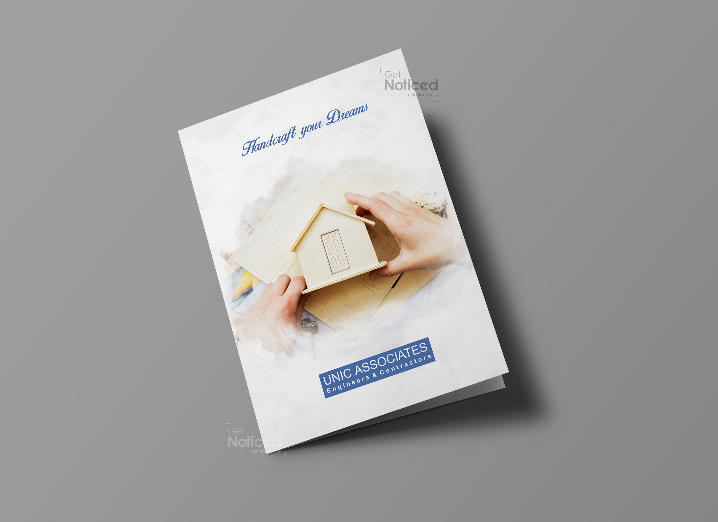 Unic Associate Profile Brochure Design Getnoticed.co.in