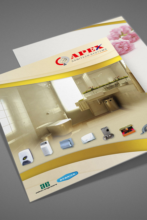 Apex Sanitech Systems Product Catalogue Design