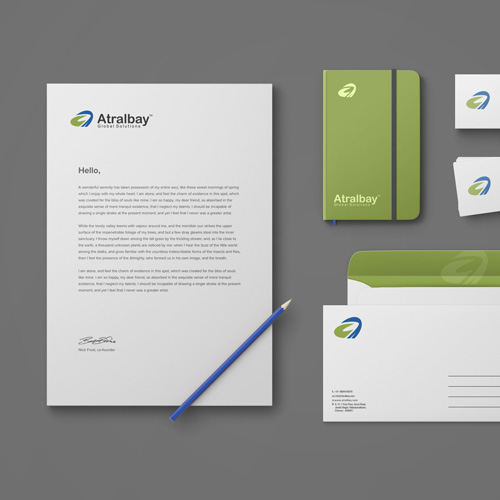 Atralbay Corporate Identity Design