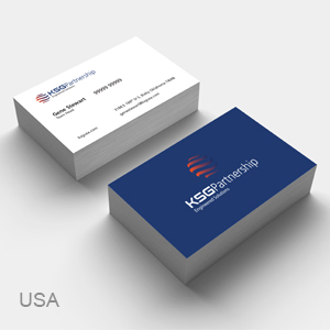 Business Stationery Design for KSG Partnership USA LLC