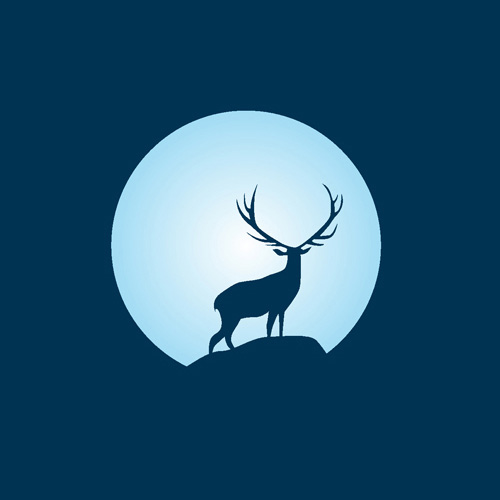 Full Moon Logo Design