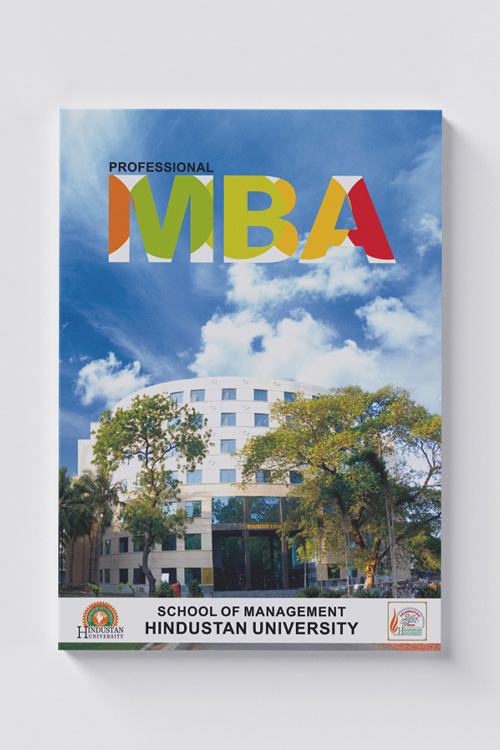 Hindustan University Mba Training Prospectus Brochure