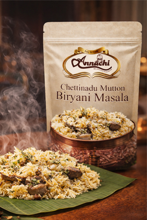 Masala Paste Pouch Packaging Design for Annachi Masala Brand
