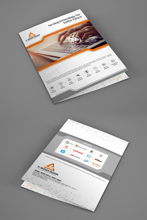 S1 Infotech Solutions Corporate Brochure Design