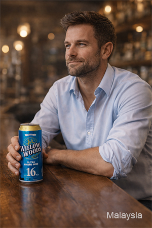 Ultra Strong Beer Can Packaging Design for Willow Woods Brewery